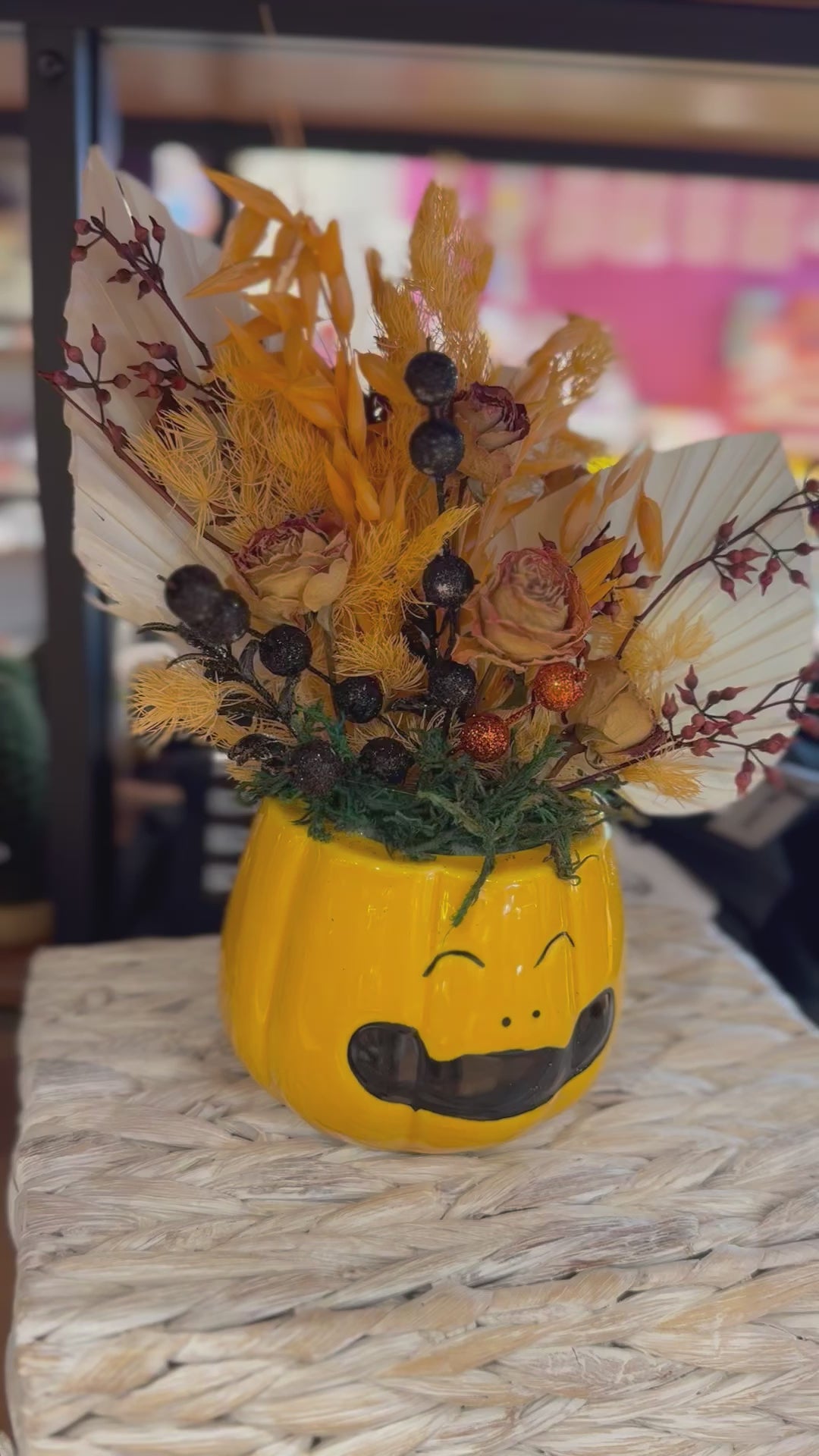 Halloween Pumpkin Centerpieces